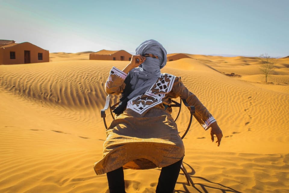 Sahara Unique dunes camp Luxury tent in Morocco