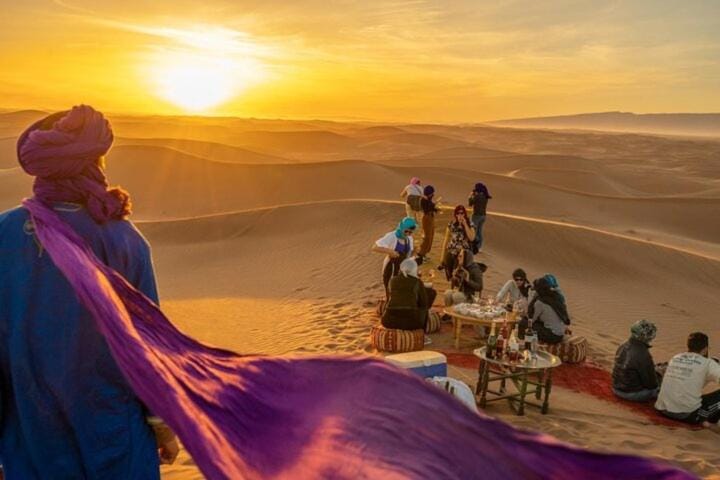 Sahara Unique dunes camp Luxury tent in Morocco