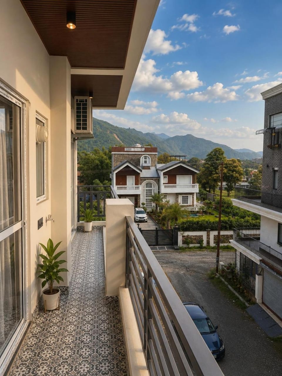 Luxury 2 plus Study BHK Mountain View Apartment in Dehradun
