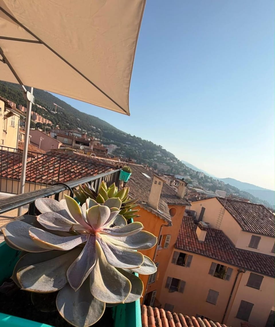 Private rooftop historic center Grasse Apartment in Grasse