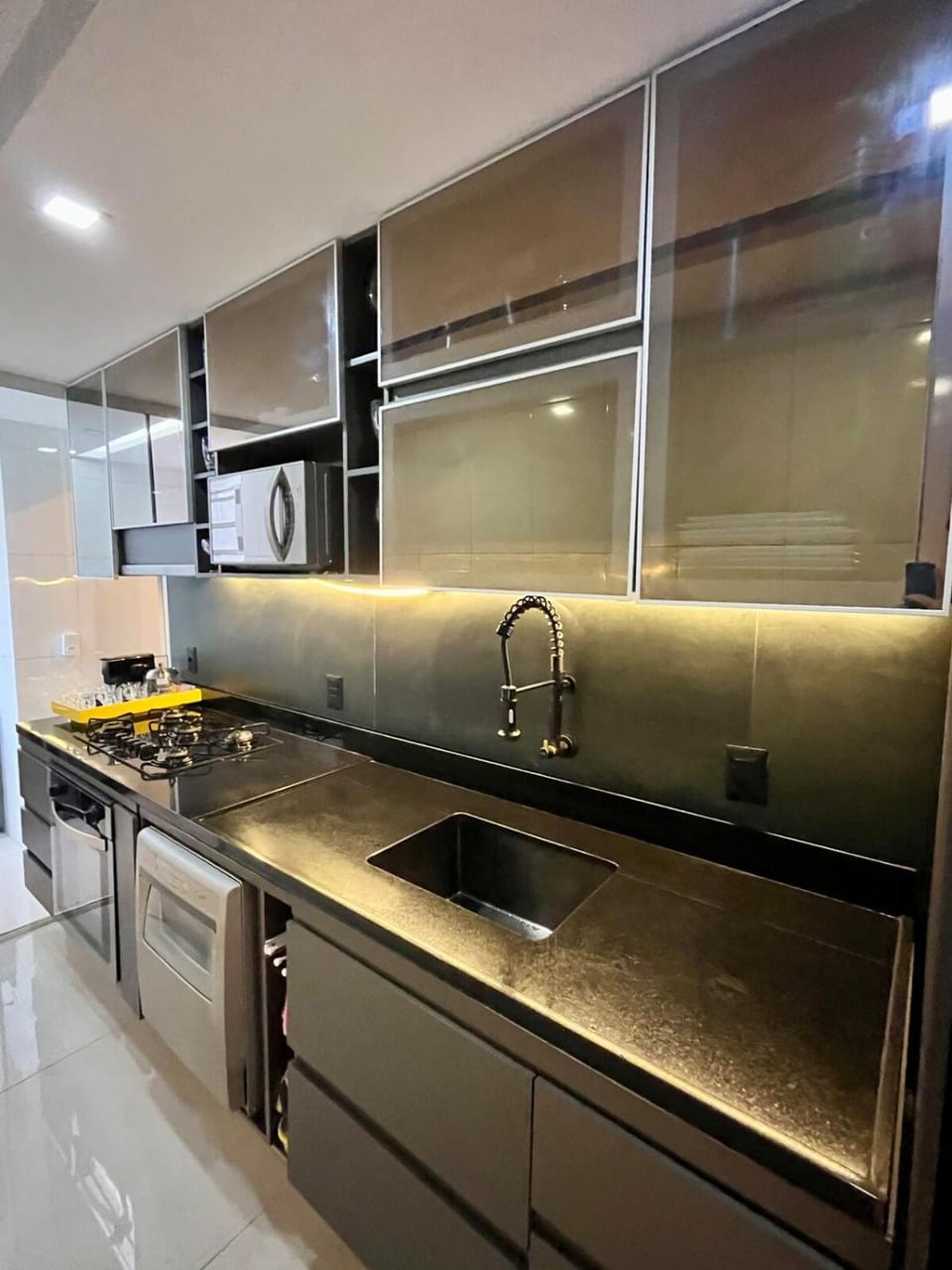 dishwasher, minibar, stove