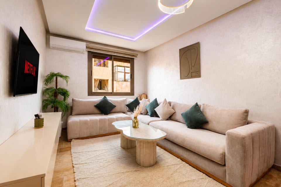 Élégant 2 chambres climatisé I Al Boughaz Luxury Apartment in Marrakesh