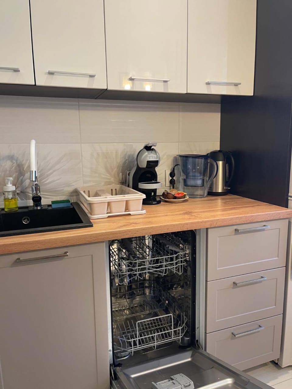 Kitchen or kitchenette, Communal kitchen, dishwasher, kitchen
