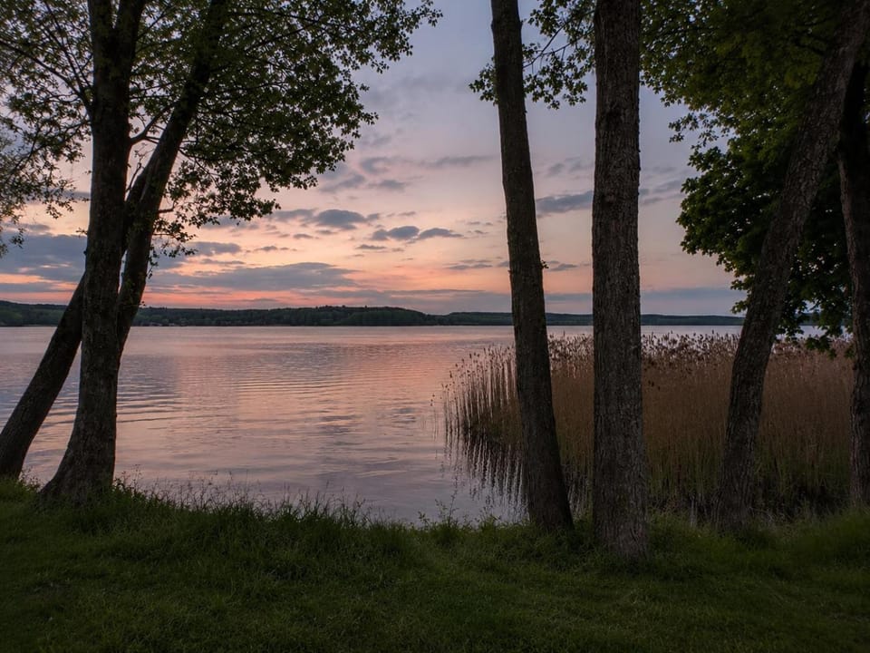 Lake view, Sunset