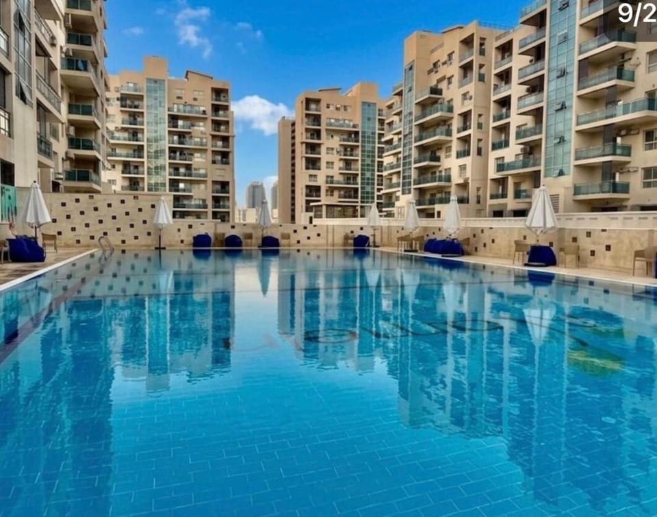 Prime New Alamein Downtown Flat w AC Pool Beach Apartment in Egypt
