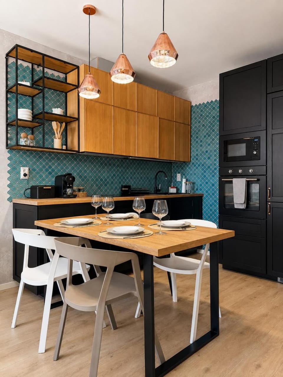Kitchen or kitchenette, Dining area, minibar, oven, pet friendly, stove