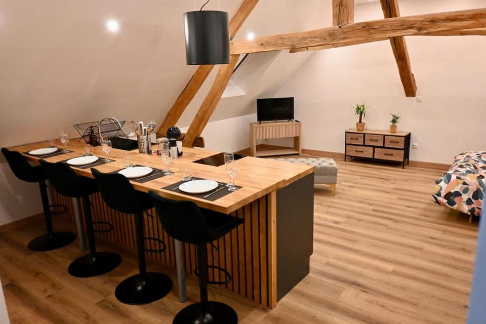 Superbe Loft proche Troyes & Parking facile Apartment in Grand Est