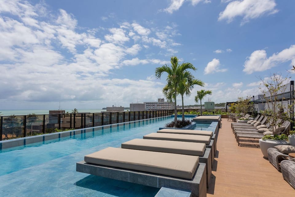 Hit Cabo Branco | Alto Padrão • Piscina no Rooftop com Vista Mar Apartment in João Pessoa