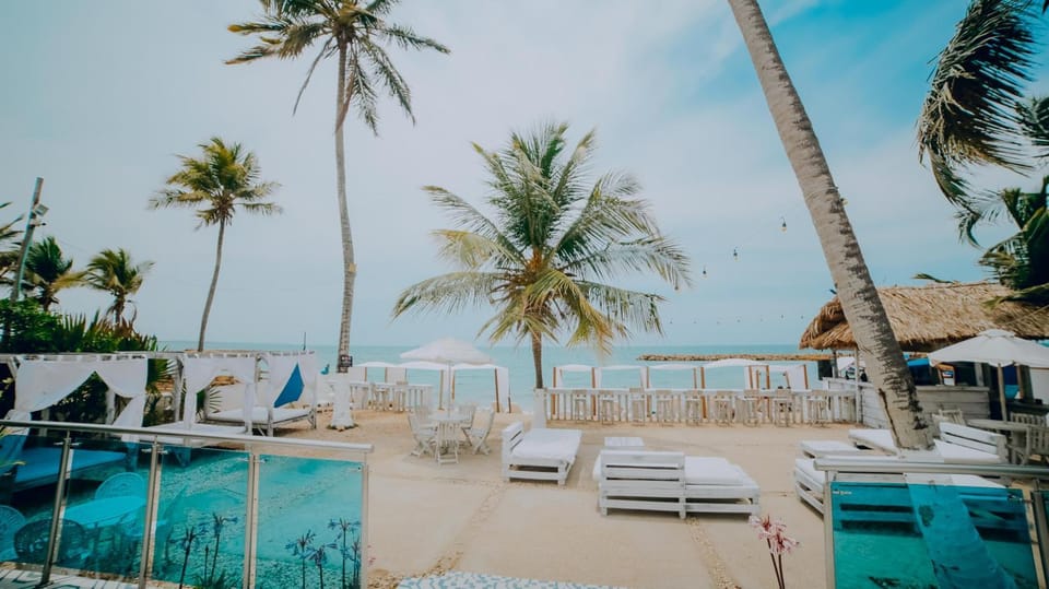Day, Natural landscape, Beach, Sea view, sunbed