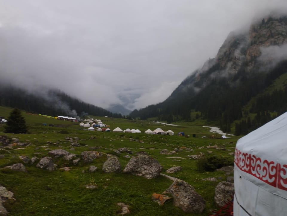 Nomad yurt camping Campground/ 
RV Resort in Almaty Region, Kazakhstan