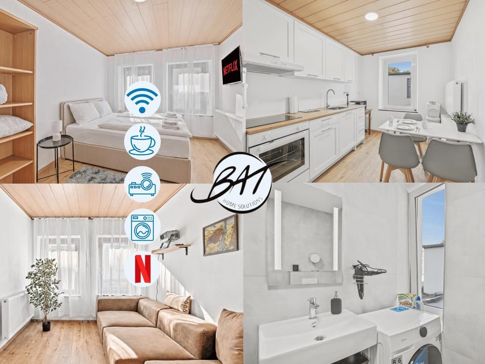 Bed, TV and multimedia, Kitchen or kitchenette, Living room, Photo of the whole room, Seating area, Dining area, Bedroom