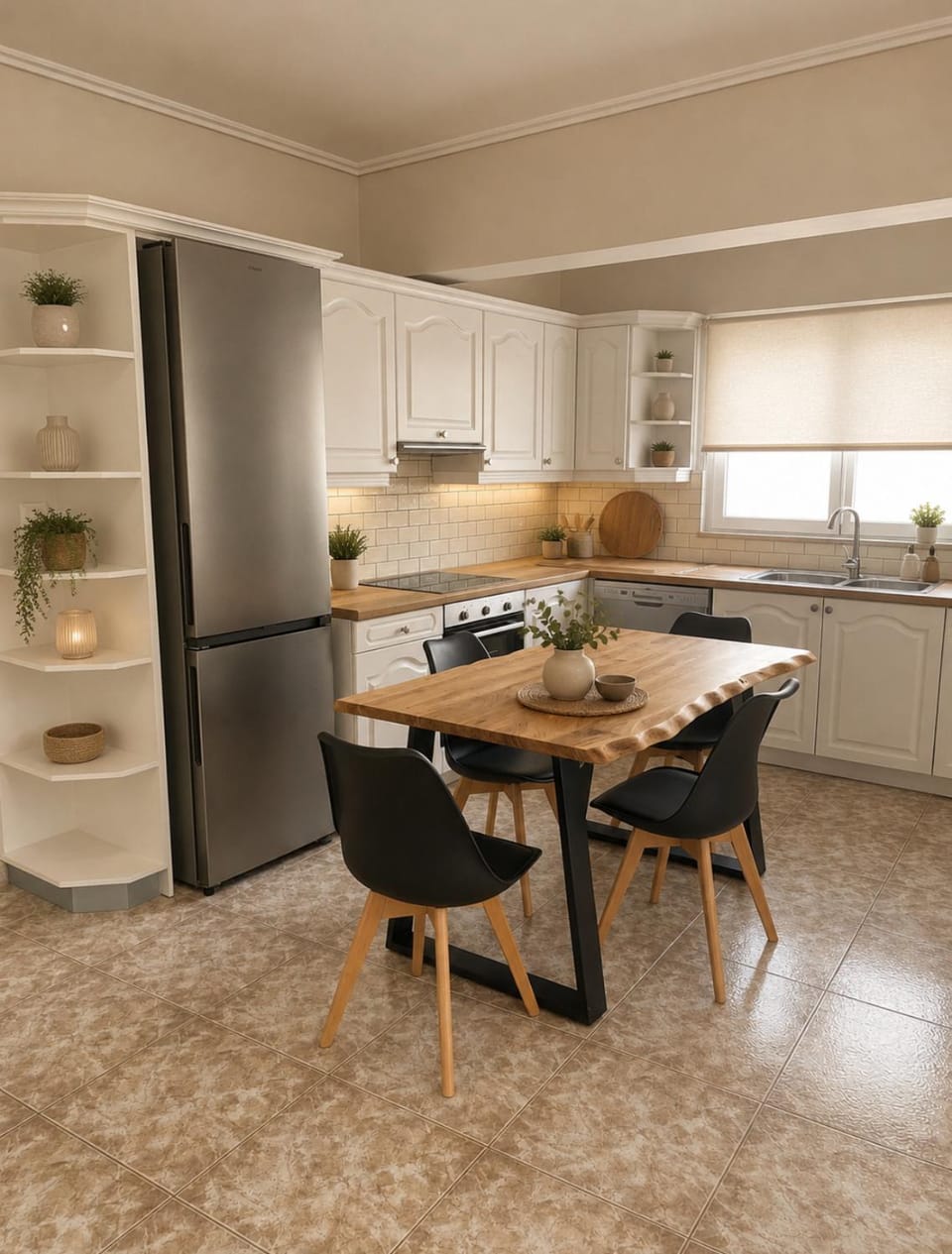 Kitchen or kitchenette, Dining area, minibar, pet friendly, stove
