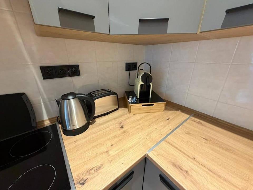 Coffee/tea facilities, Kitchen or kitchenette, toaster