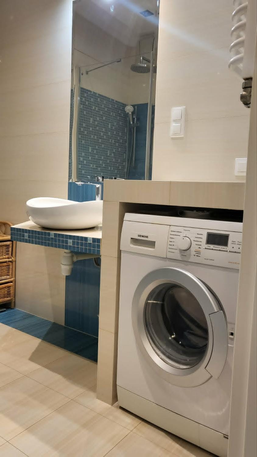 Bathroom, washing machine