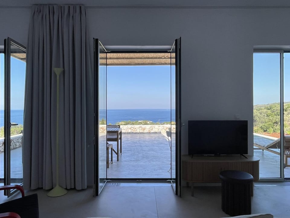 Brand new Villa with Panoramic Sea View and Private Infinity Pool Villa in Peloponnese, Western Greece and the Ionian