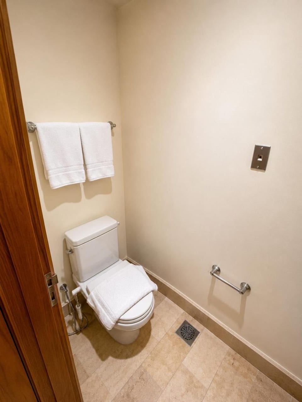 Toilet, Bathroom, towels