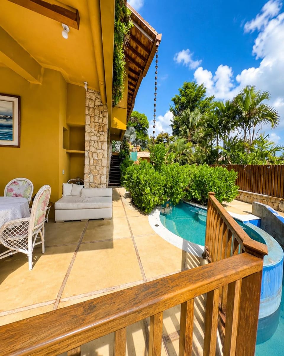 Property building, Dining area, Swimming pool