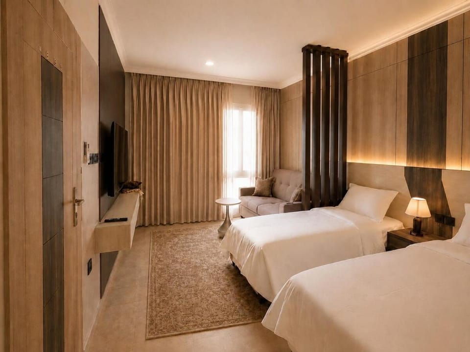 Luxury Apartment Clock Tower View 10 Min Walk to Haram Apartment in Mecca