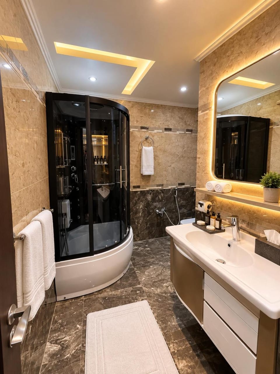Shower, Toilet, Bathroom, Bath, towels