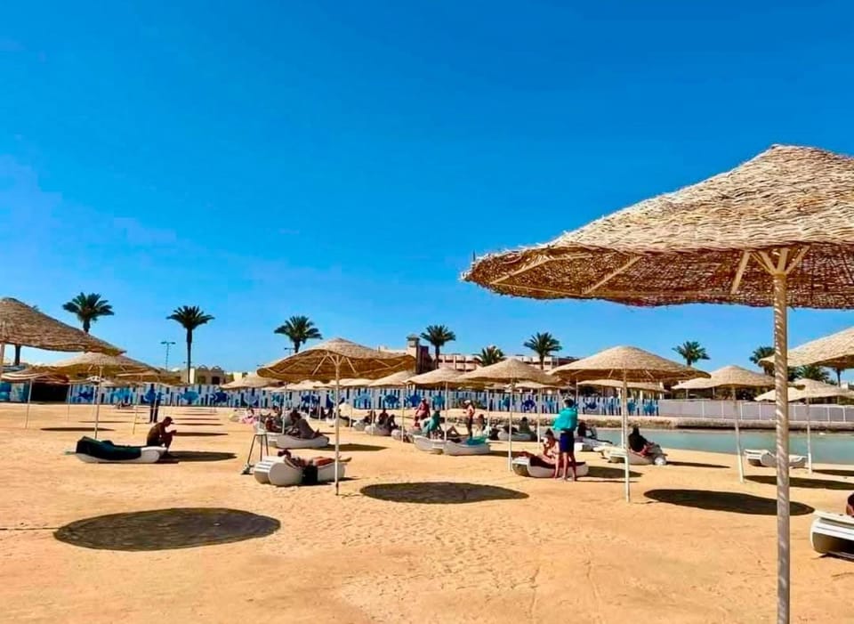 Beach, sunbed