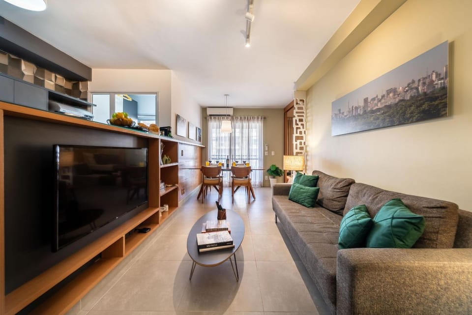 A2/301-2Q+Cama King+Ar p4 ao lado Morumbis&Einsten Apartment in Sao Paulo City
