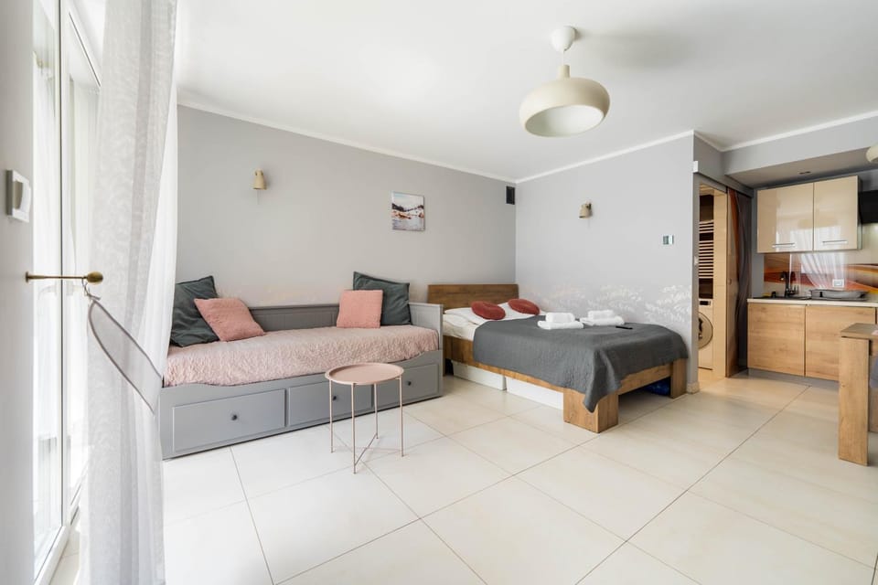 Kitchen or kitchenette, Living room, Photo of the whole room, Dining area, Bedroom