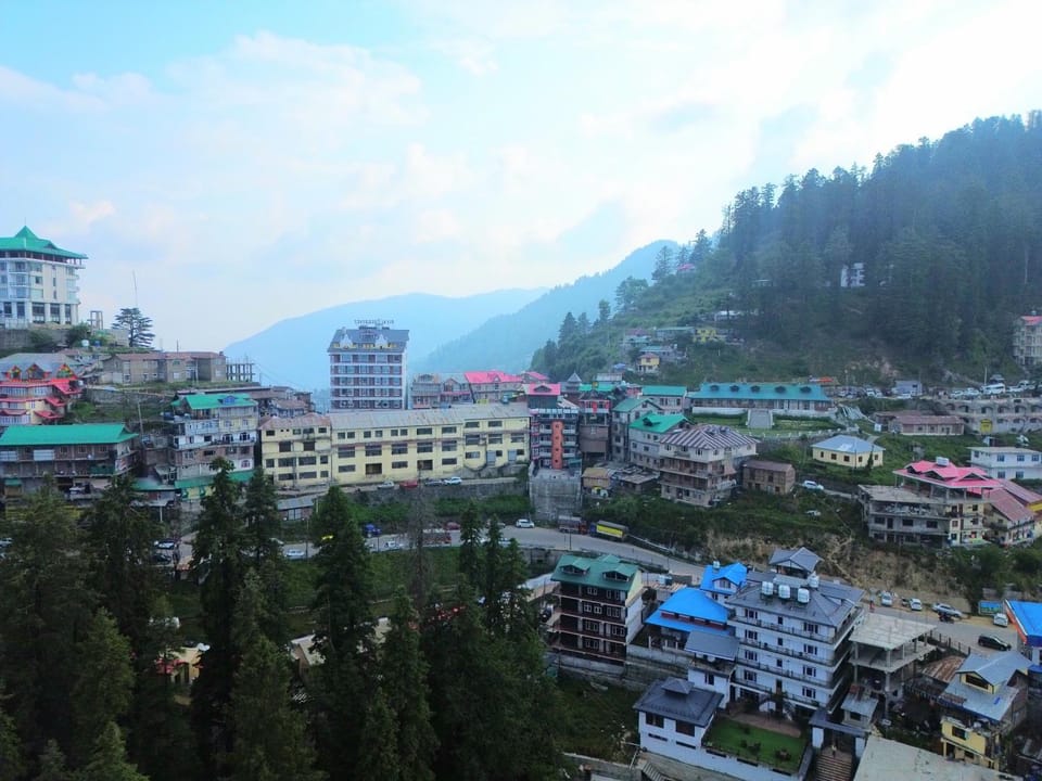 Property building, Nearby landmark, Natural landscape, Bird's eye view, City view, Mountain view