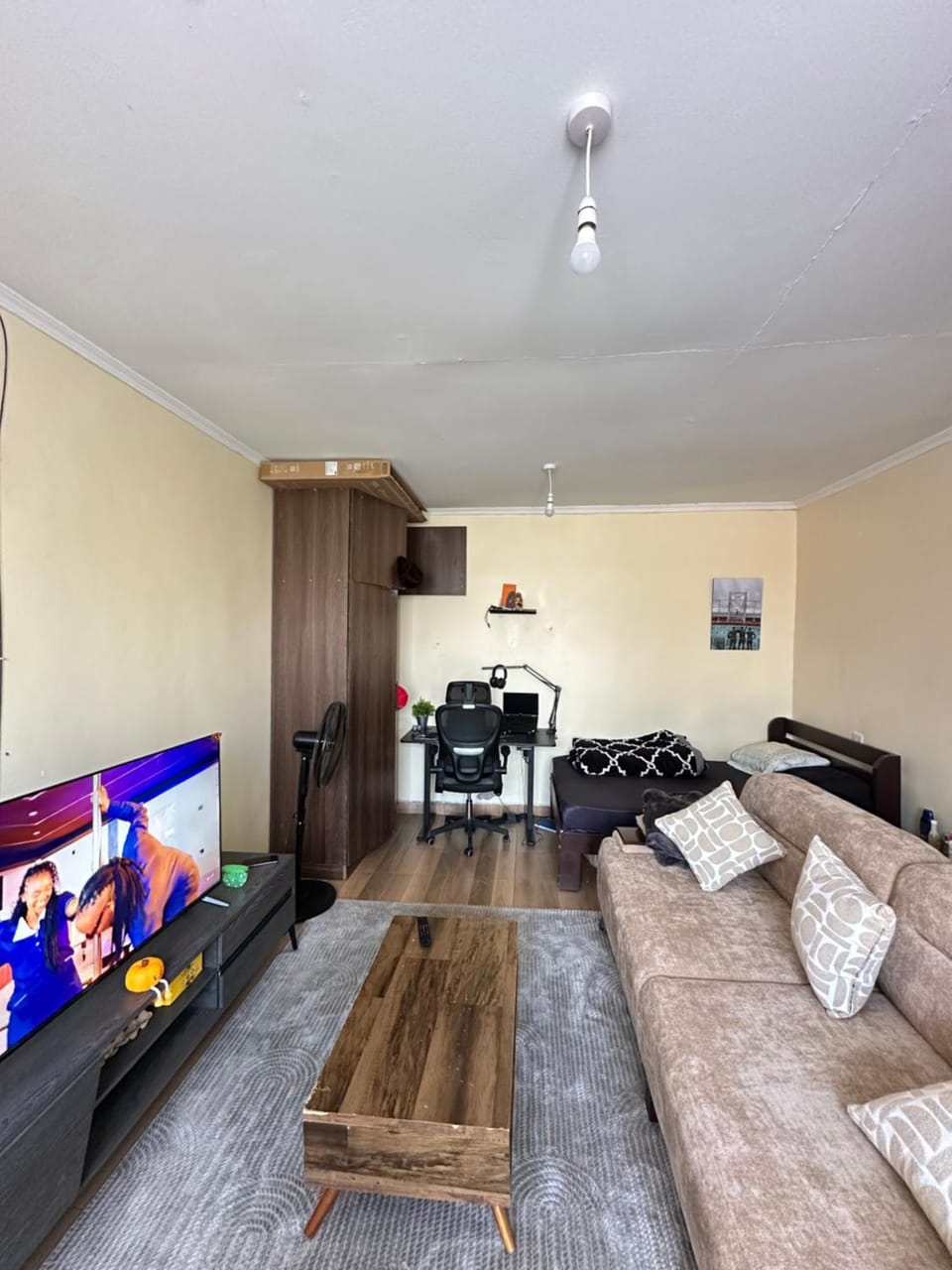 Living room, Photo of the whole room, Seating area