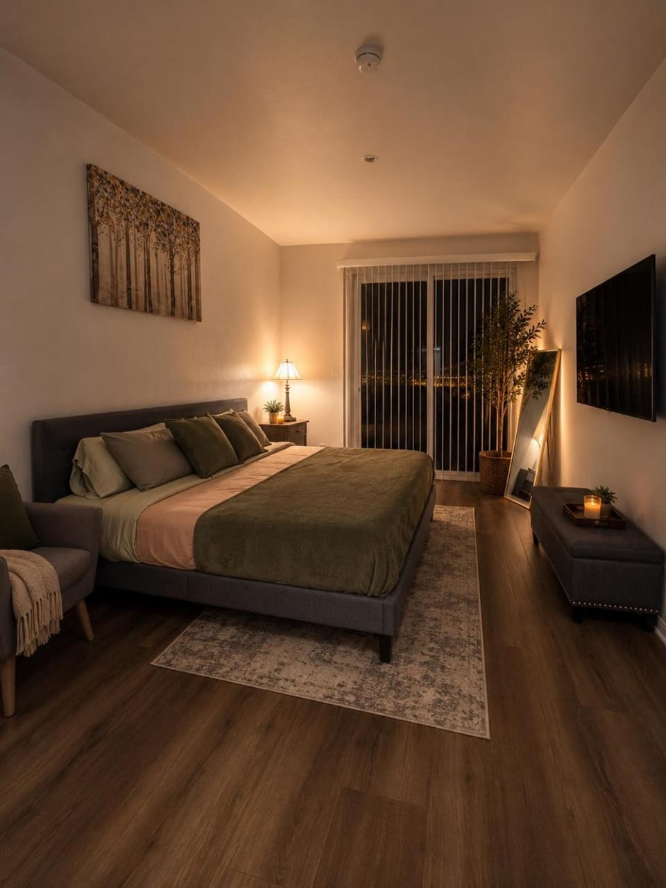 Bed, Bedroom
