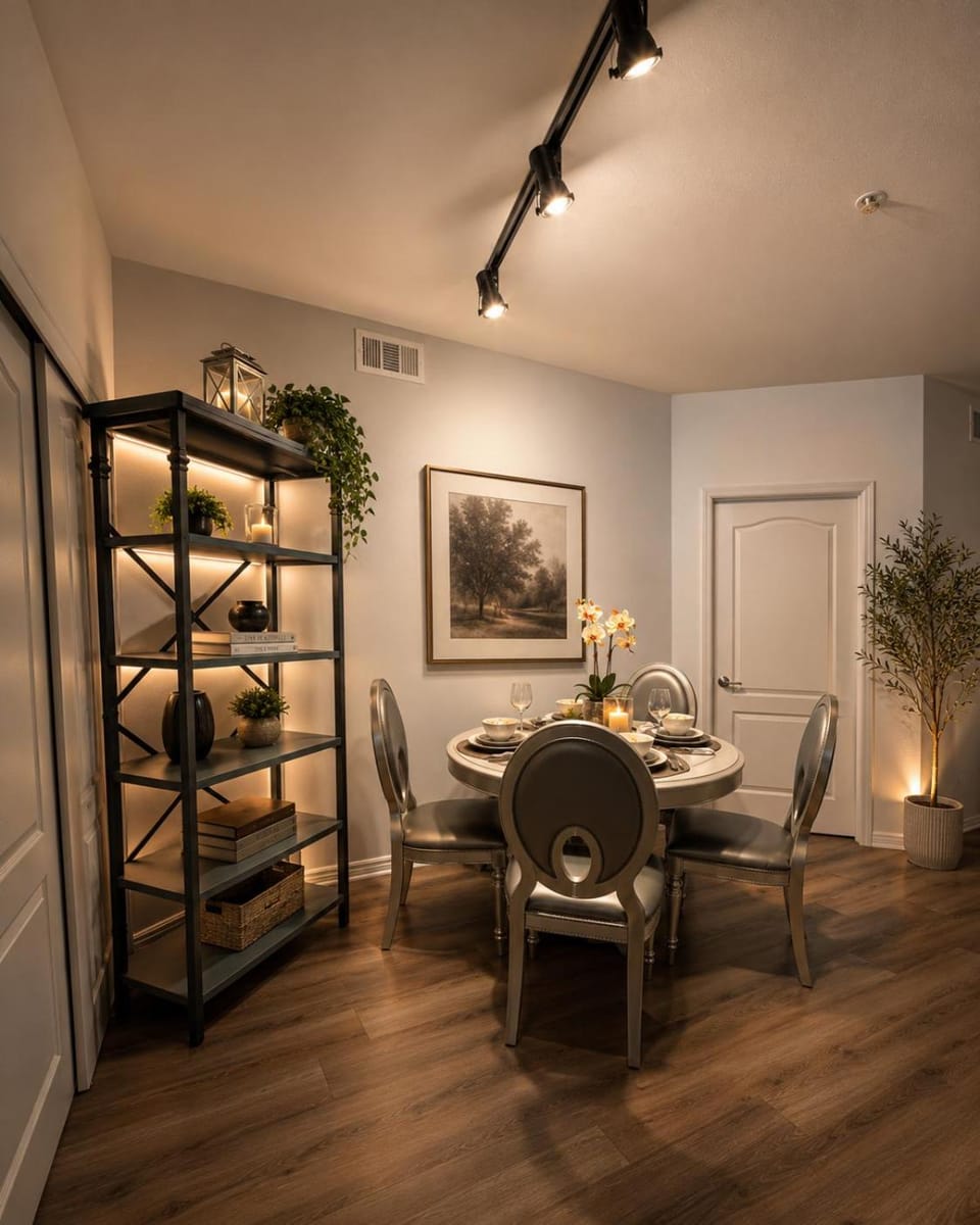 Living room, Seating area, Dining area