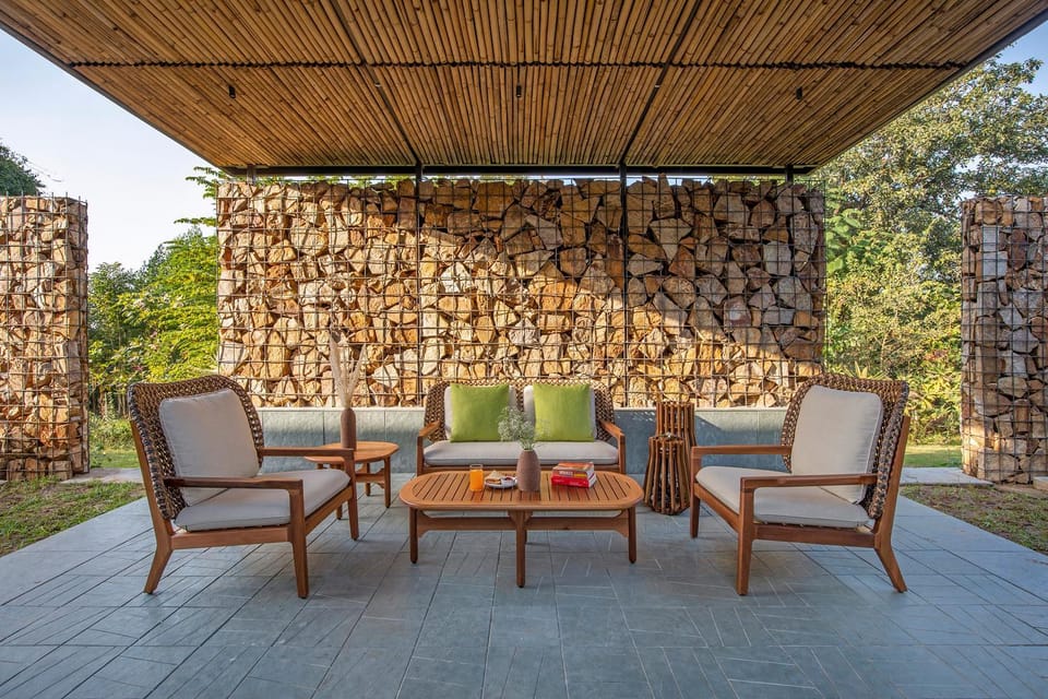 Seating area, Garden view