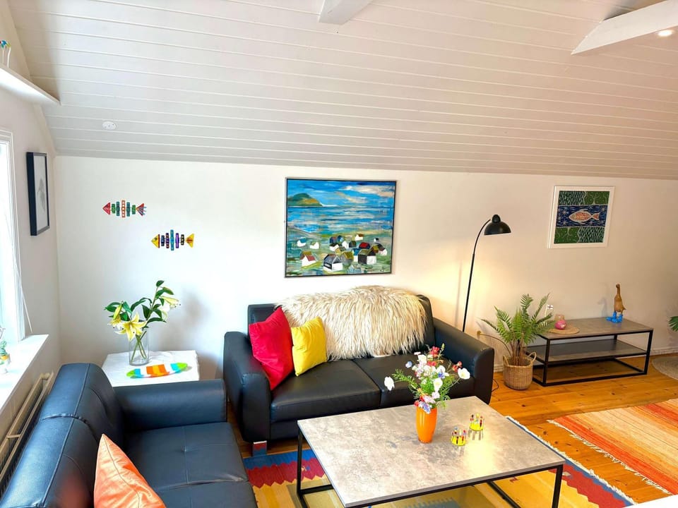 Harbourfront Boathouse Vestmanna Bird Cliffs Apartment in Europe