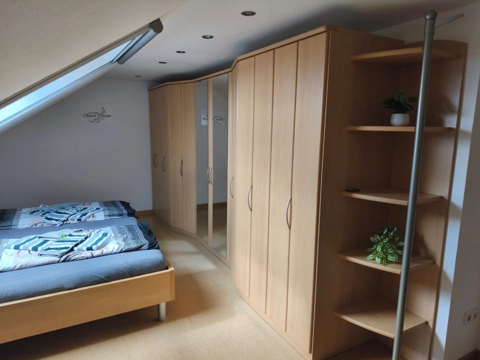 Photo of the whole room, wardrobe
