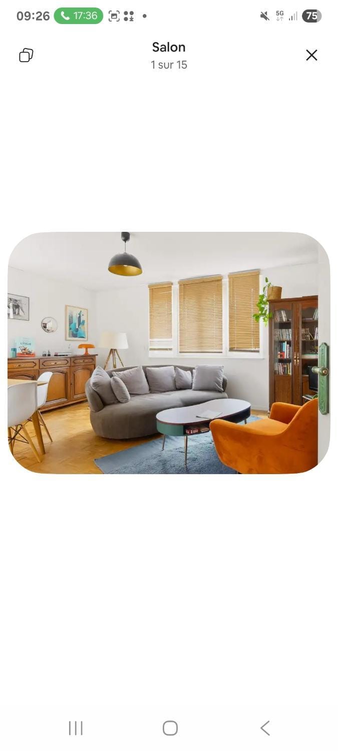 Apparemment calme à proximité de l'hippodrome Apartment in Nantes