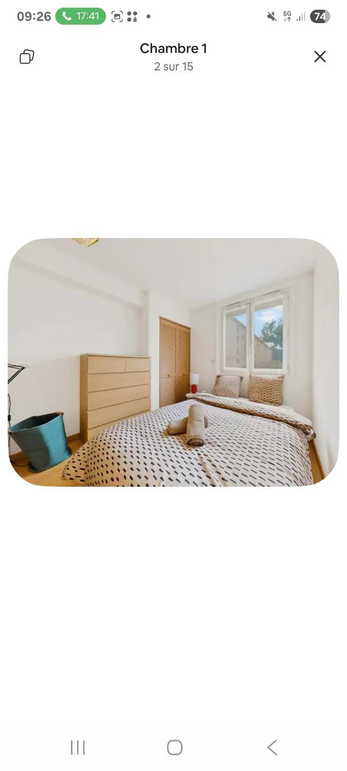 Apparemment calme à proximité de l'hippodrome Apartment in Nantes