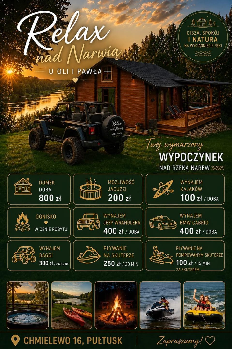 Relax nad Narwią u Oli Pawła House in Masovian Voivodeship