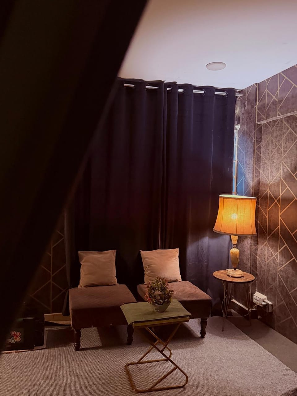 The Beige Retreat Apartment in Karachi