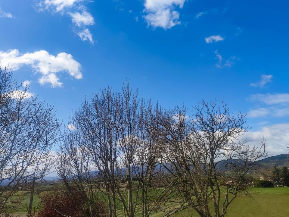 Spring, Day, Natural landscape, Mountain view