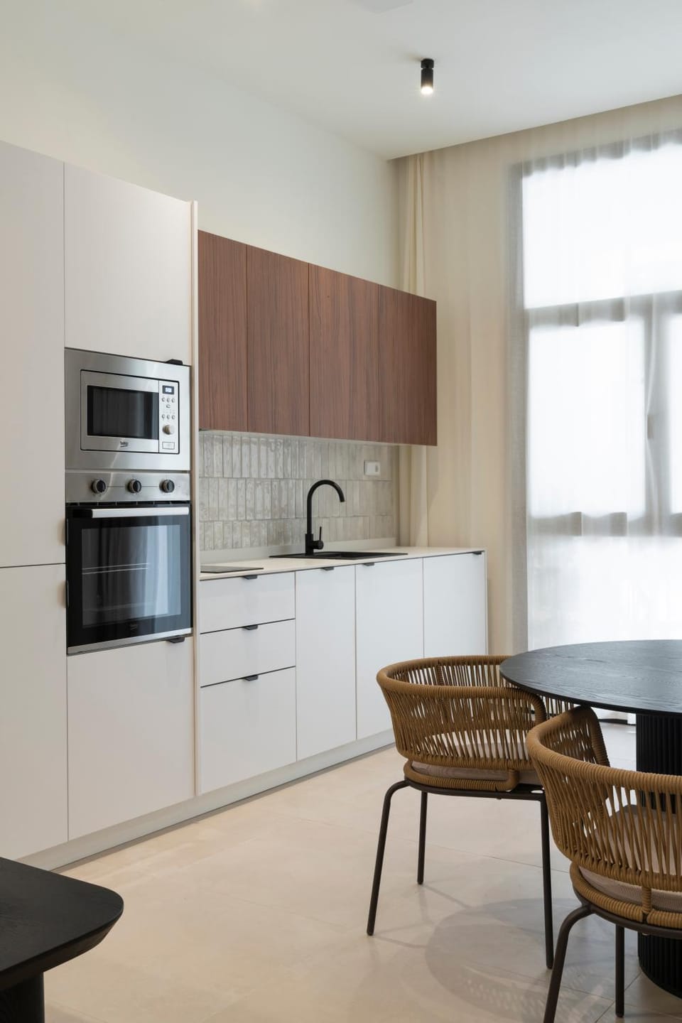 Kitchen or kitchenette, Dining area, dishwasher, oven, stove, toaster