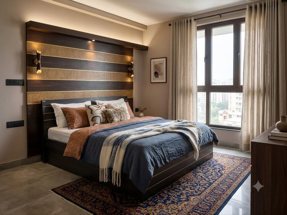 Bed, Bedroom, wardrobe