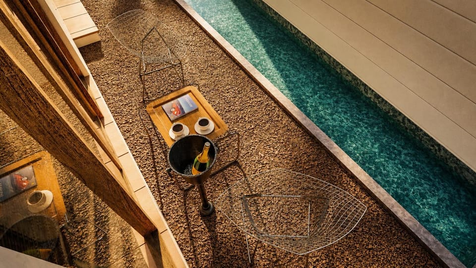 Pool view, Swimming pool, Swimming pool, sunbed