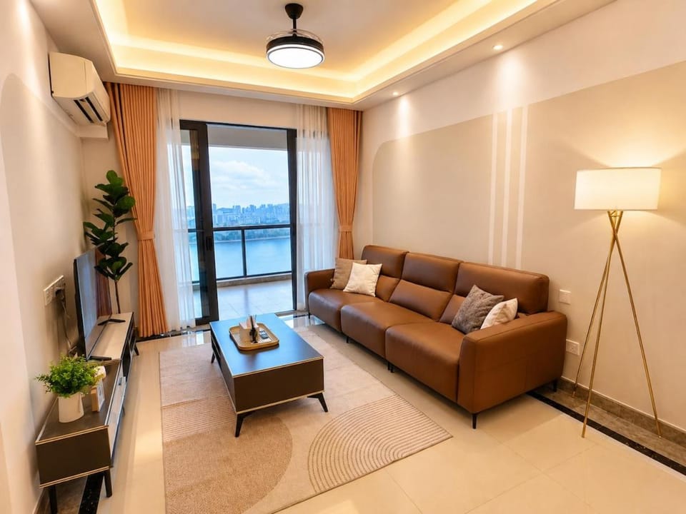 TV and multimedia, Living room, Seating area, air conditioner