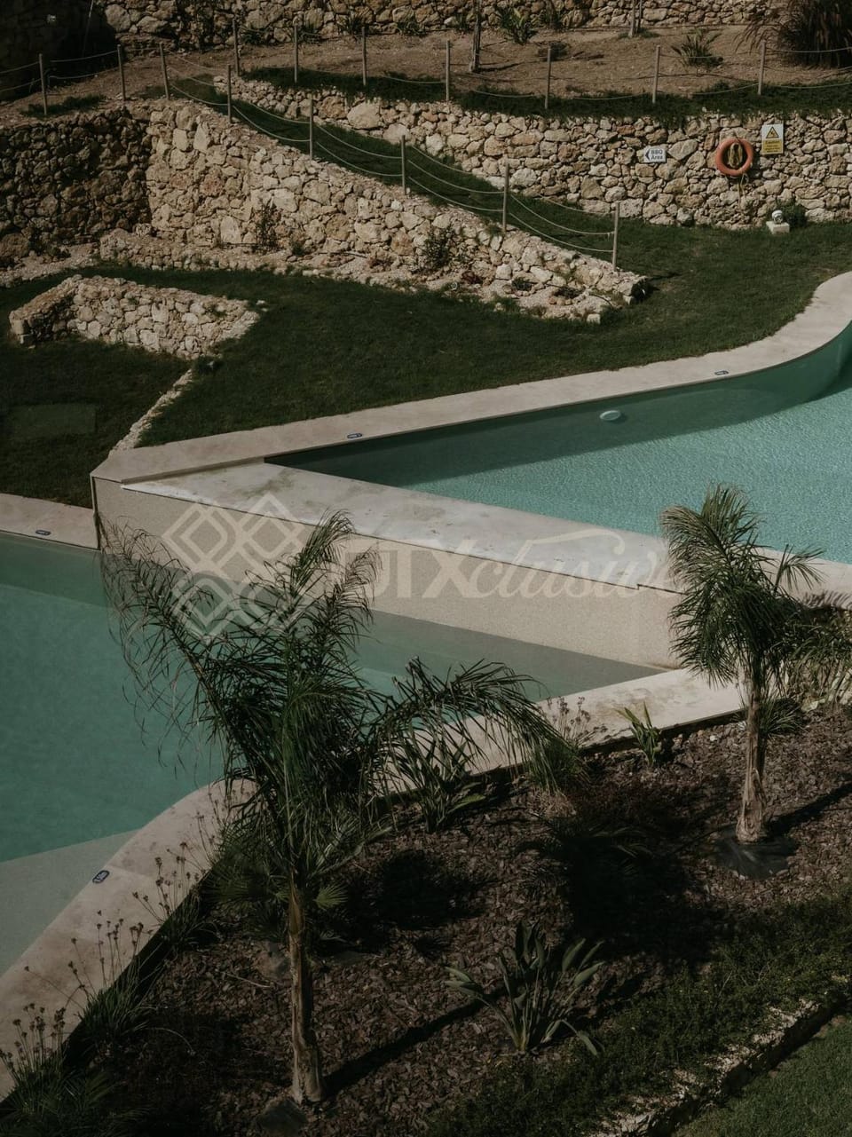 Natural landscape, Garden, Garden view, Pool view, Swimming pool