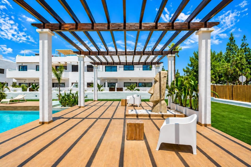 Patio, Garden, Swimming pool