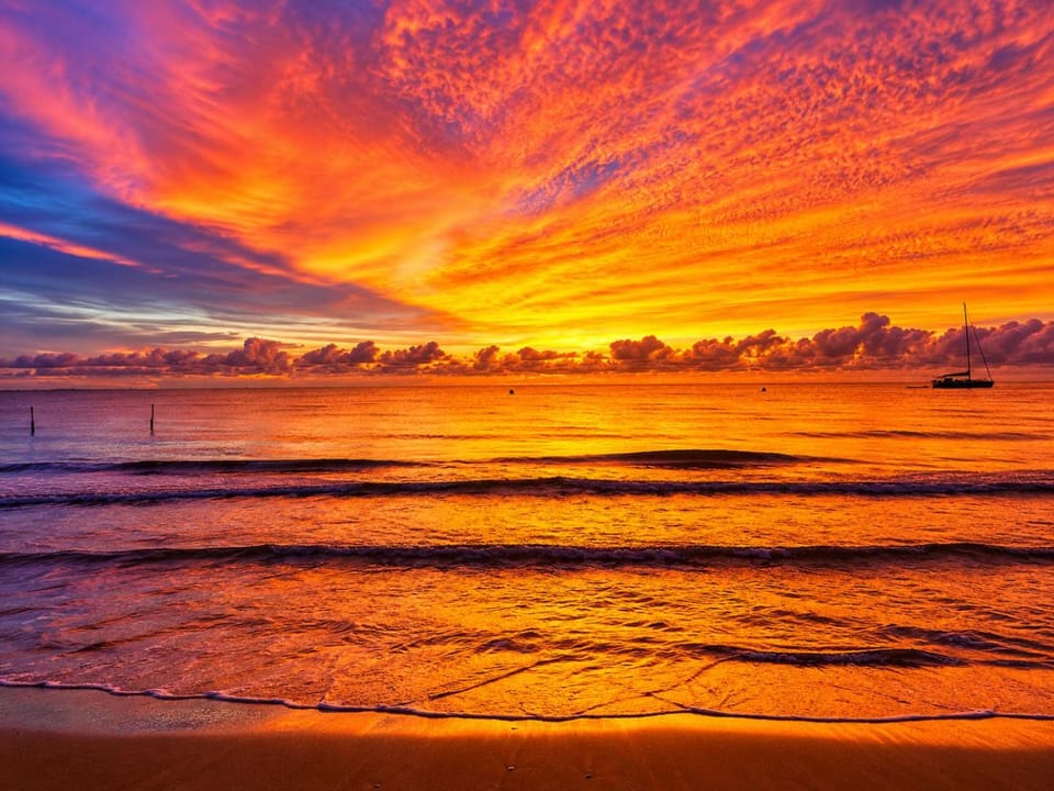 Natural landscape, Sunset