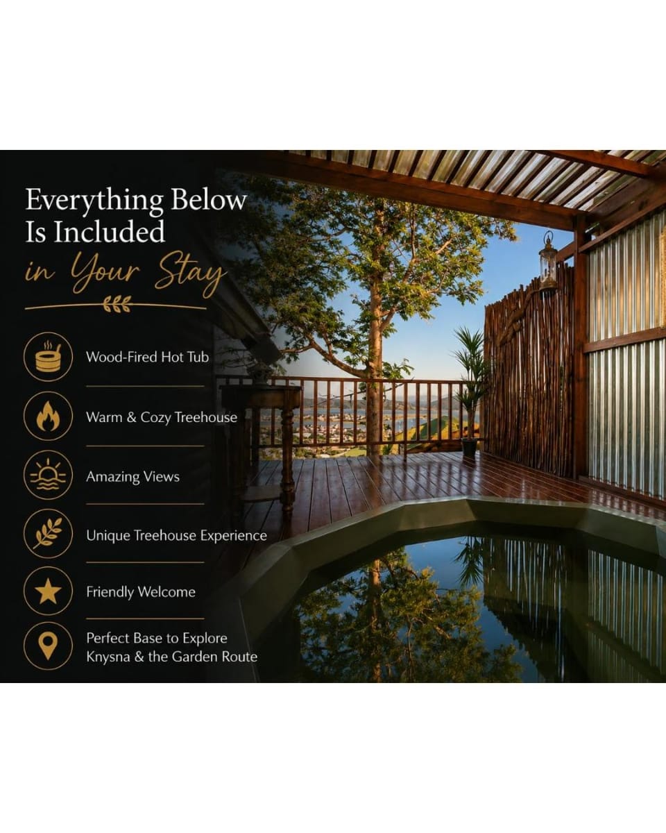 Knysna Lodge Glamping Cabin with Amazing views Cabin in Knysna