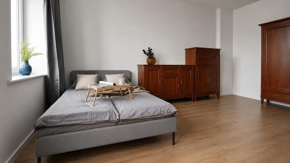 Bed, Photo of the whole room, Bedroom, wardrobe