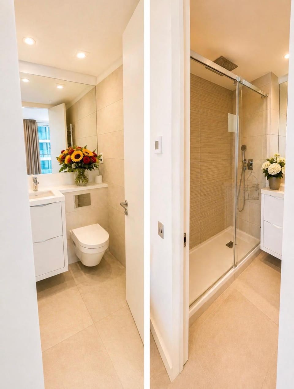 Shower, Toilet, Bathroom, towels