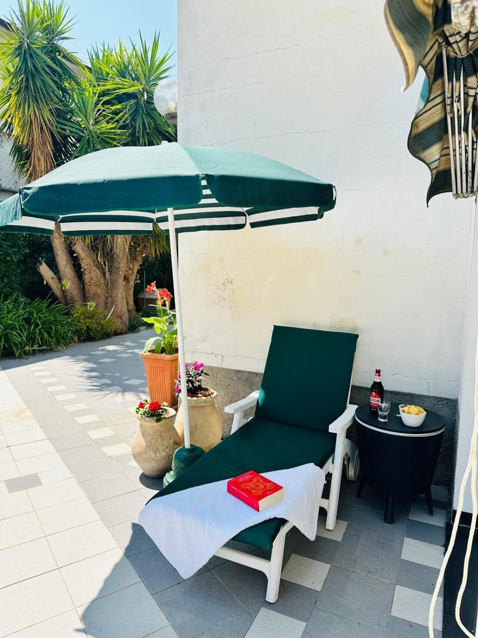 Garden, sunbed