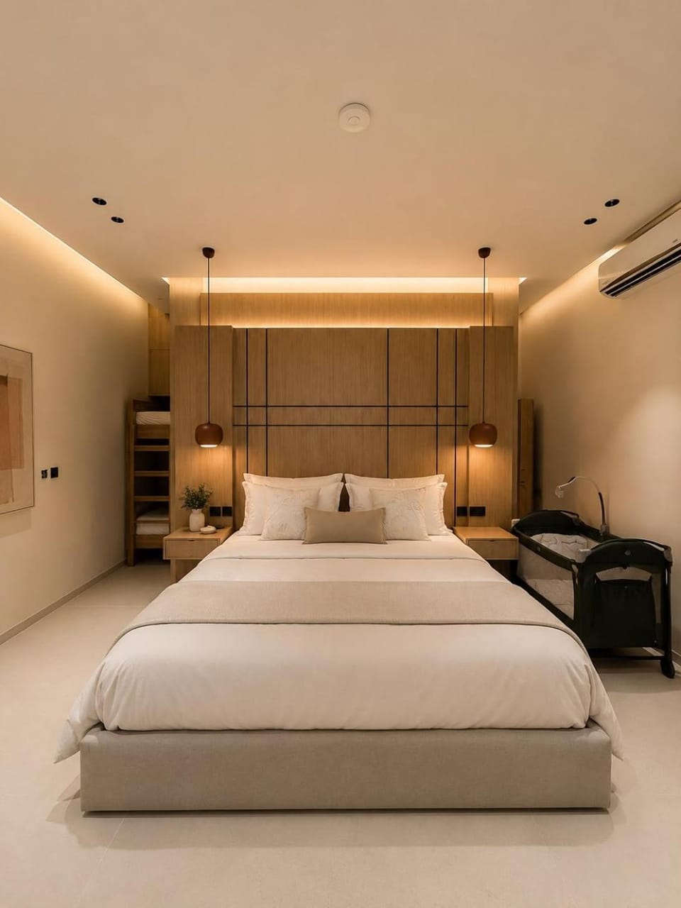 Bed, Photo of the whole room, Bedroom, wardrobe